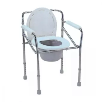 Кресло-туалет складной с санитарным приспособлением KJT 708